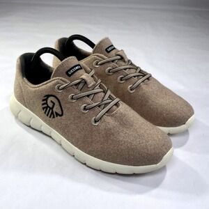 Giesswein Merino Wool Runners Sz 42/ W11/ M9 Tan Minimalist Comfort Sneaker Shoe